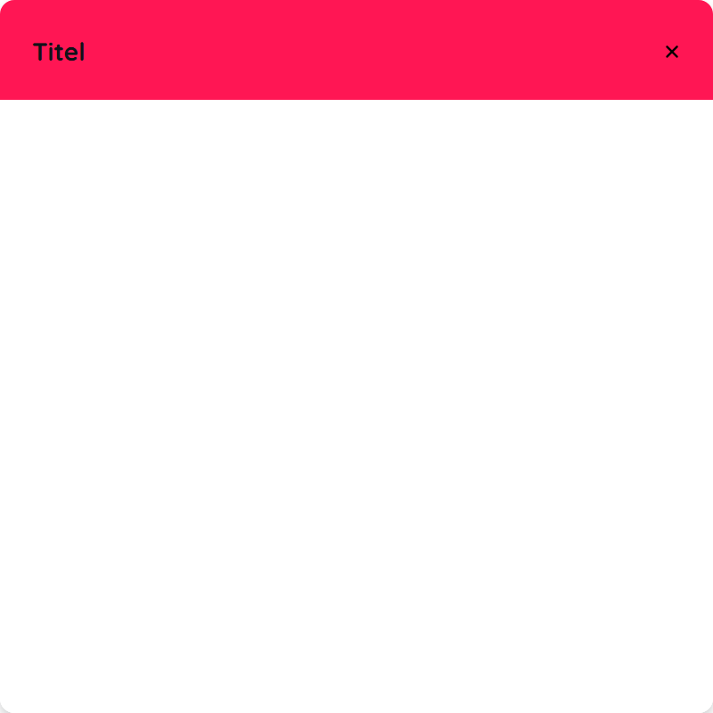 Popup display type: Header + Error